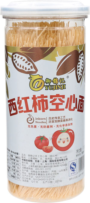 御锦记西红柿空心面